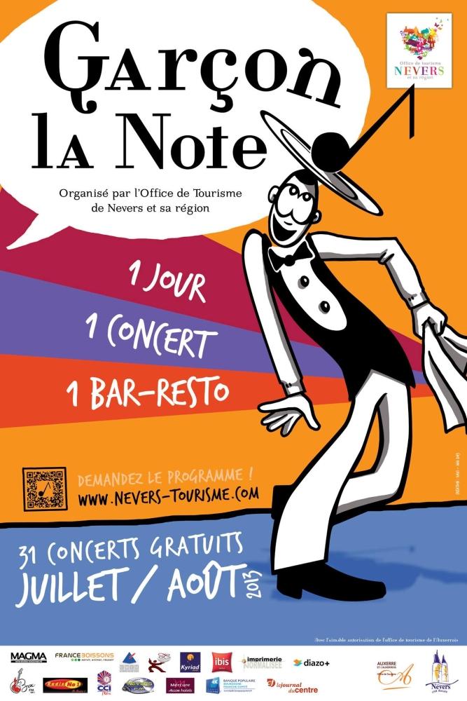 Garçon la Note par le menu