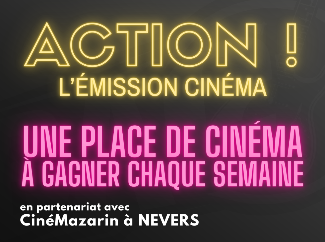 BAC FM vous offre des places de cinéma